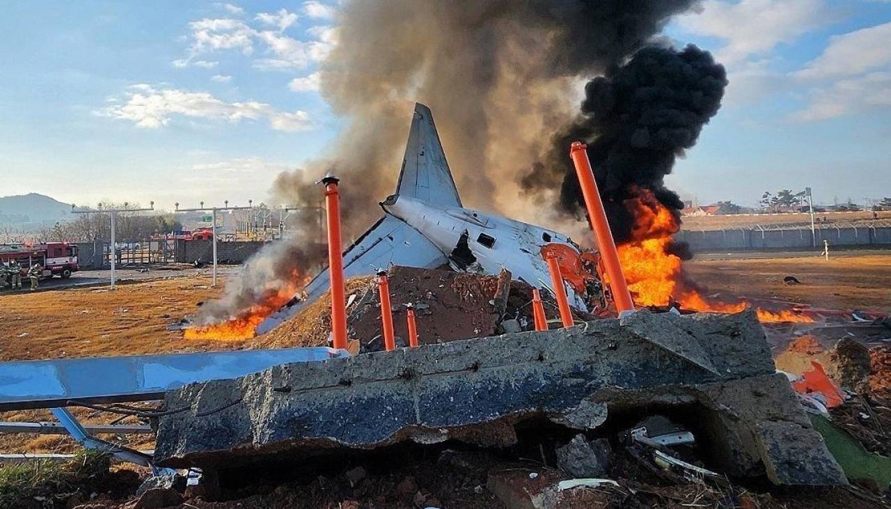 Video: Así fue el accidente aéreo que dejó 179 muertos en Corea del Sur