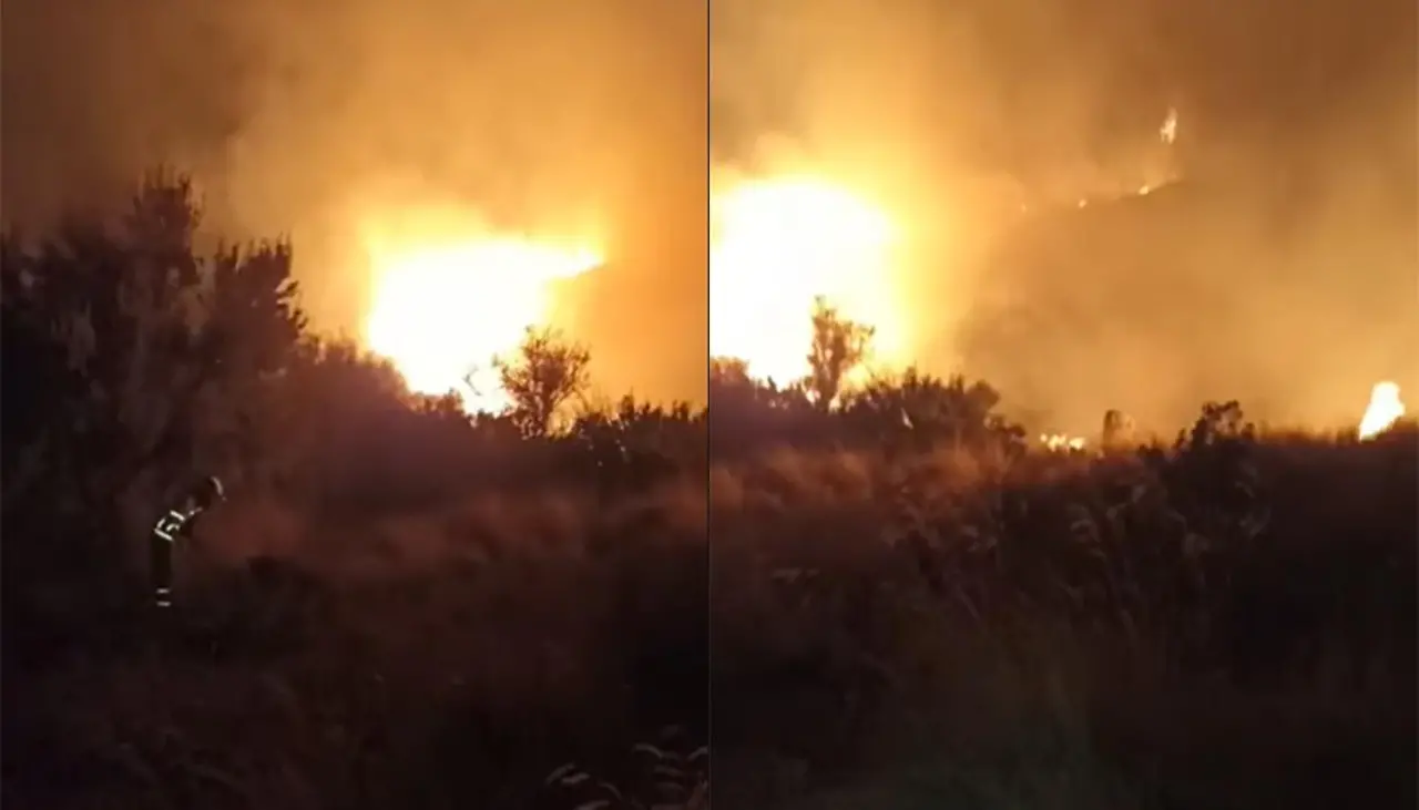 Incendio en el Parque Tunari: bomberos y voluntarios trabajan para controlar el fuego, que ya ha arrasado más de 30 hectáreas