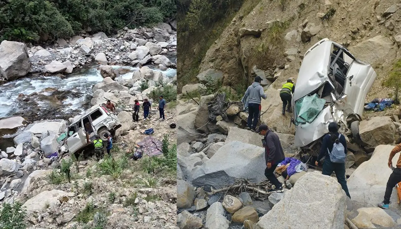 Dos niños son los únicos sobrevivientes del embarrancamiento de un minibús que dejó tres muertos en La Paz