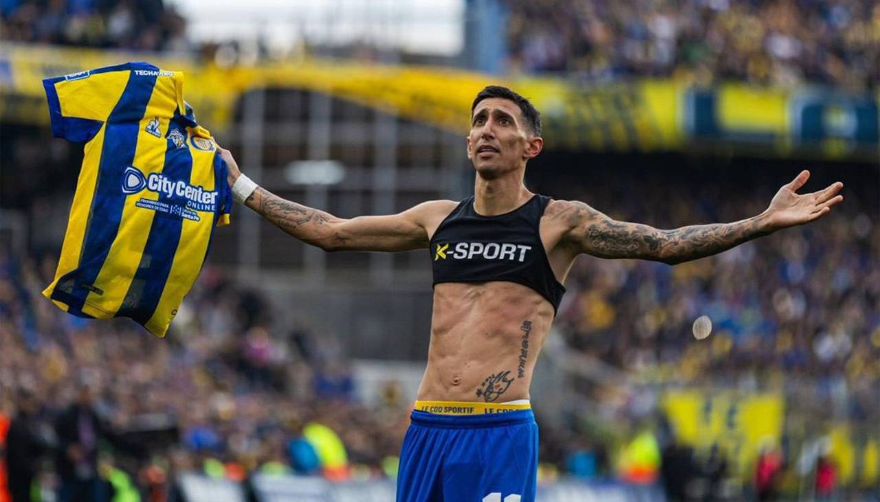 Video: Golazo olímpico de Ángel di María en el duelo entre Central y Boca Juniors
