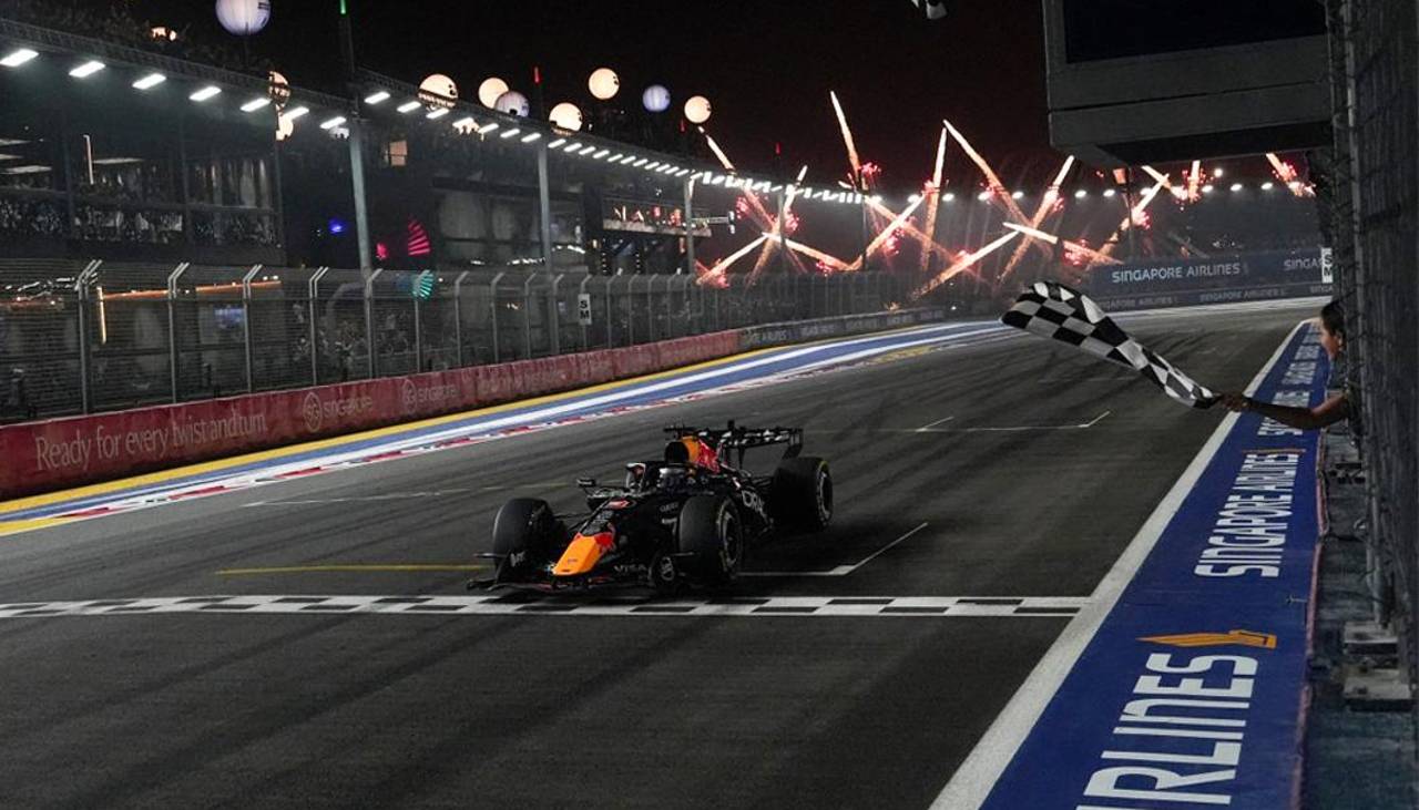 Max Verstappen gana por primera vez el Gran Premio de F1 de Singapur