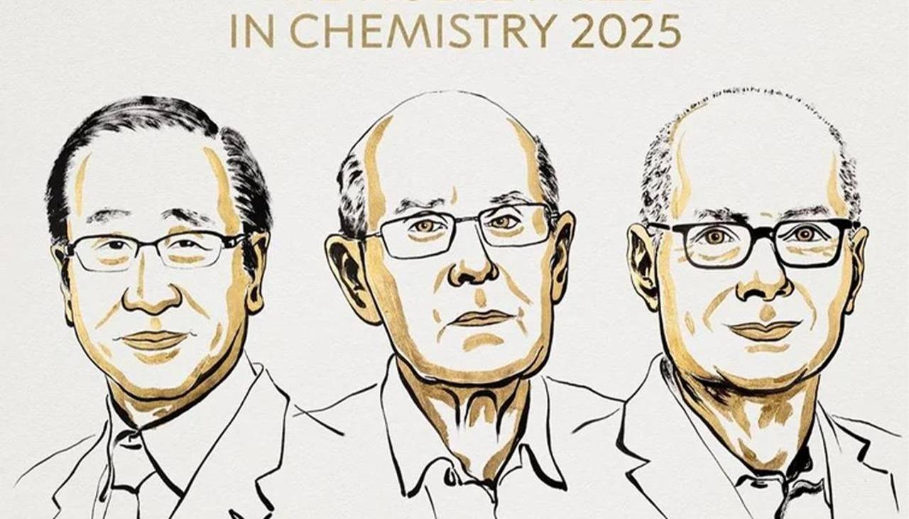 Nobel de Química para Kitagawa, Robson y Yaghi por el desarrollo de estructuras metal-orgánicas