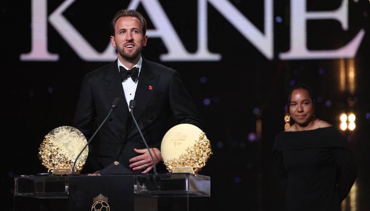 Harry Kane gana su segundo trofeo Gerd Müller en la gala del Balón de Oro