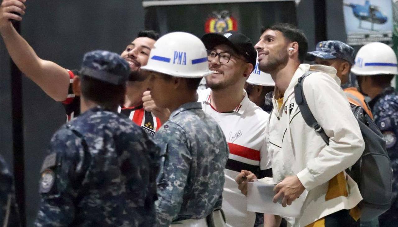 Sao Paulo se instala en Santa Cruz antes de jugar con Bolívar por la Sudamericana