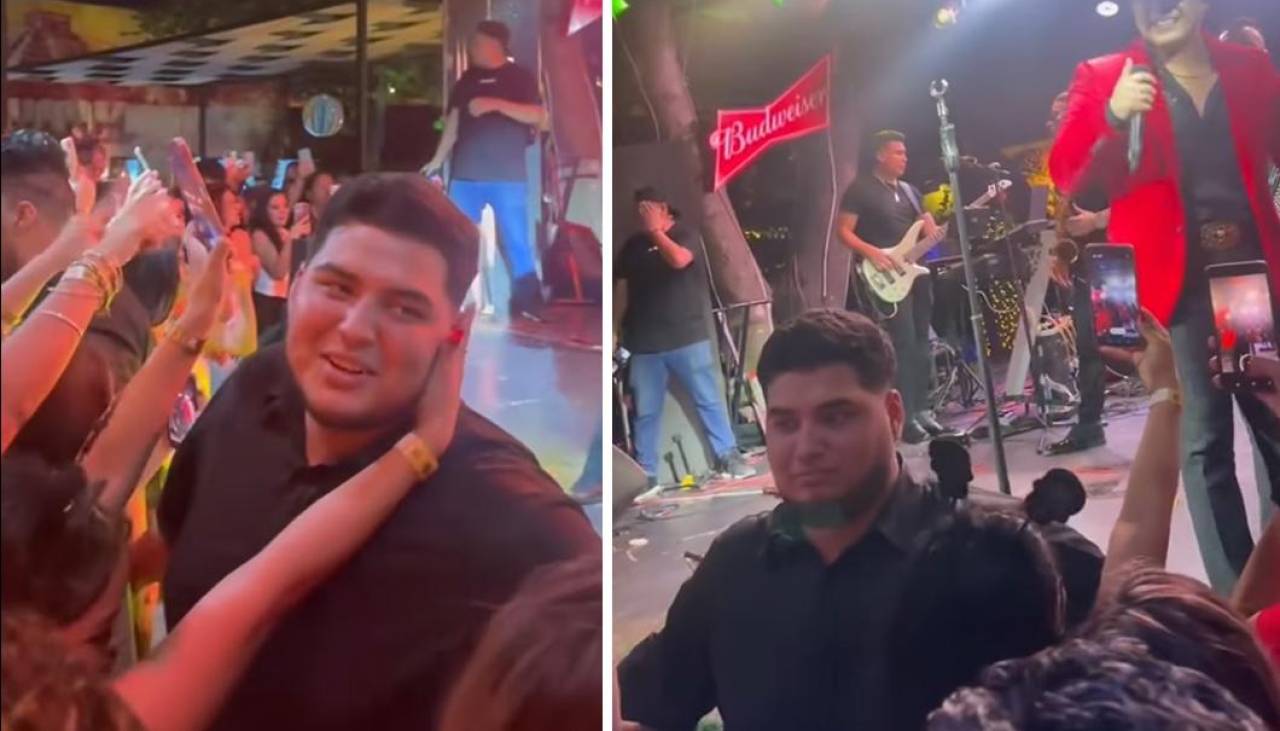 Video: El ‘sacrificio’ de un guardia para evitar que fanáticas se suban al escenario de Luis Vega 