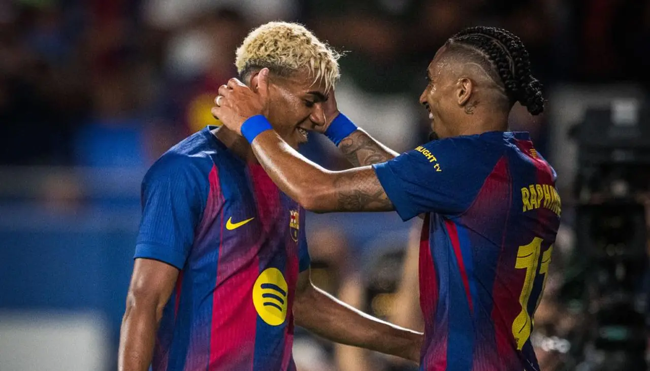 Barcelona cierra su pretemporada con goleada al Como en Trofeo Joan Gamper