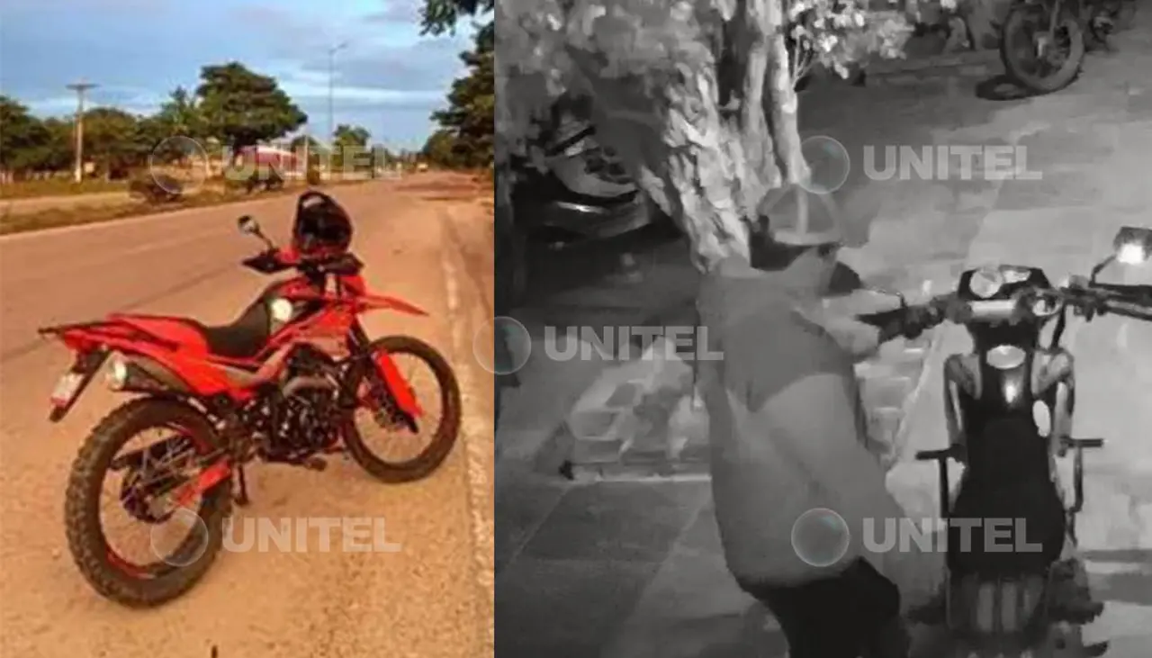 Video: Cámara captó robo de una motocicleta en la zona noreste de Santa Cruz de la Sierra 