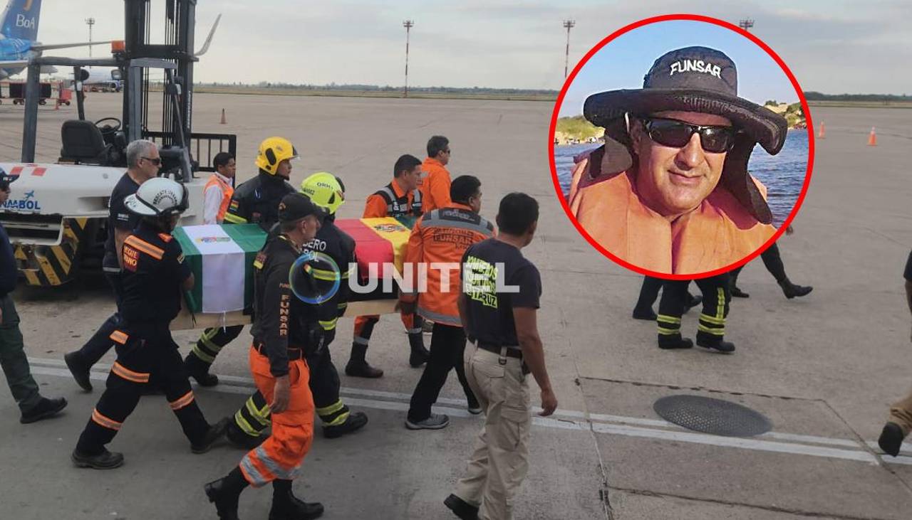 Arriba a Santa Cruz el cuerpo del rescatista y voluntario, Runy Callaú
