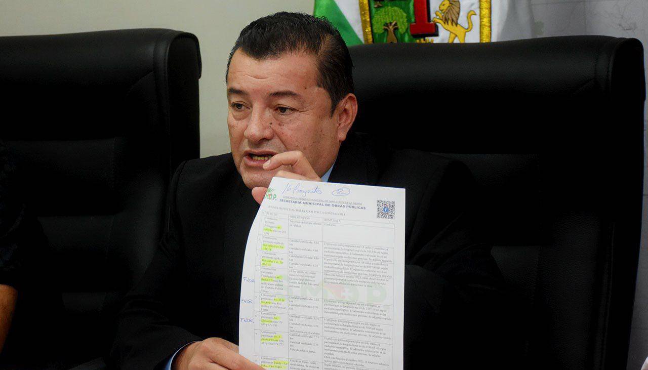 Fiscalía emite orden de apremio para Jhonny Fernández por la denuncia del caso pavimiento