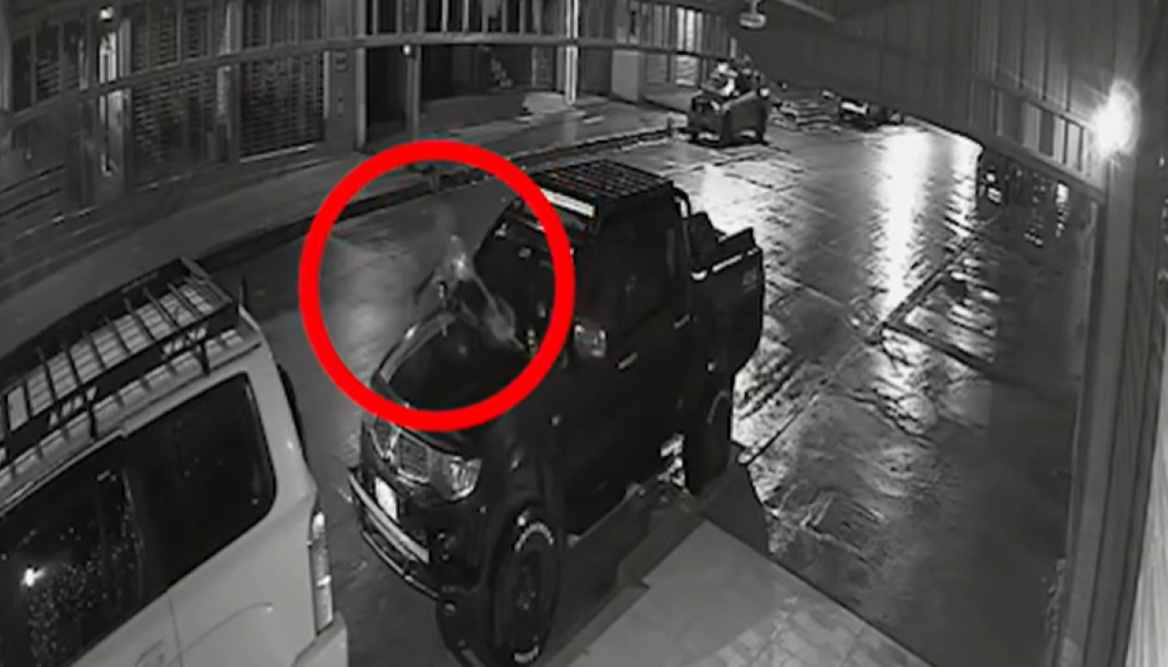 Video: Sujeto atentó contra el vehículo de un fiscal de Bermejo en menos de 20 segundos