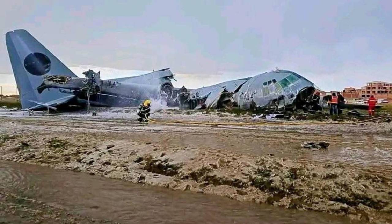 Avión siniestrado en El Alto: Hay dos procesos abiertos, uno de ellos contra los tripulantes, según la Fiscalía