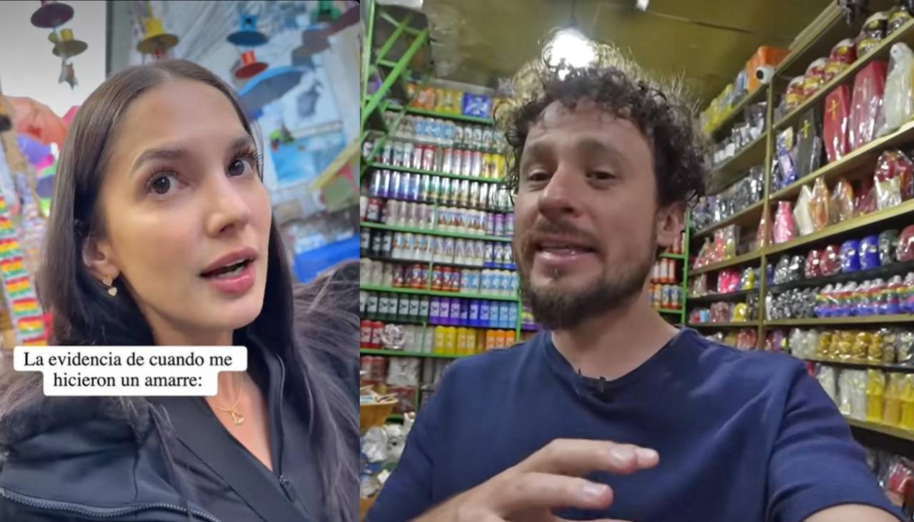 Video: ¿Le hizo Luisito Comunica un ‘amarre’ a su novia en el mercado de Las Brujas en La Paz?