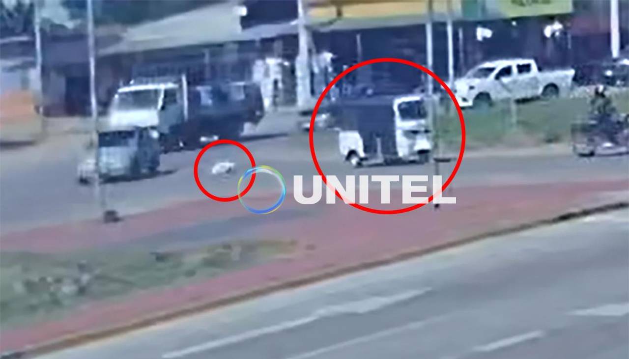 Video registra el momento cuando cae del ‘torito’ el bebé que falleció atropellado