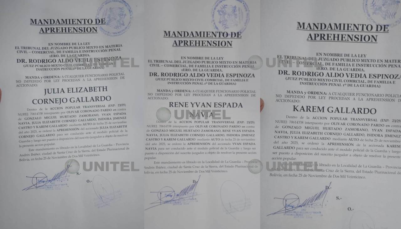 Justicia emite órdenes de aprehensión y pide alerta migratoria contra magistrados prorrogados del TCP 