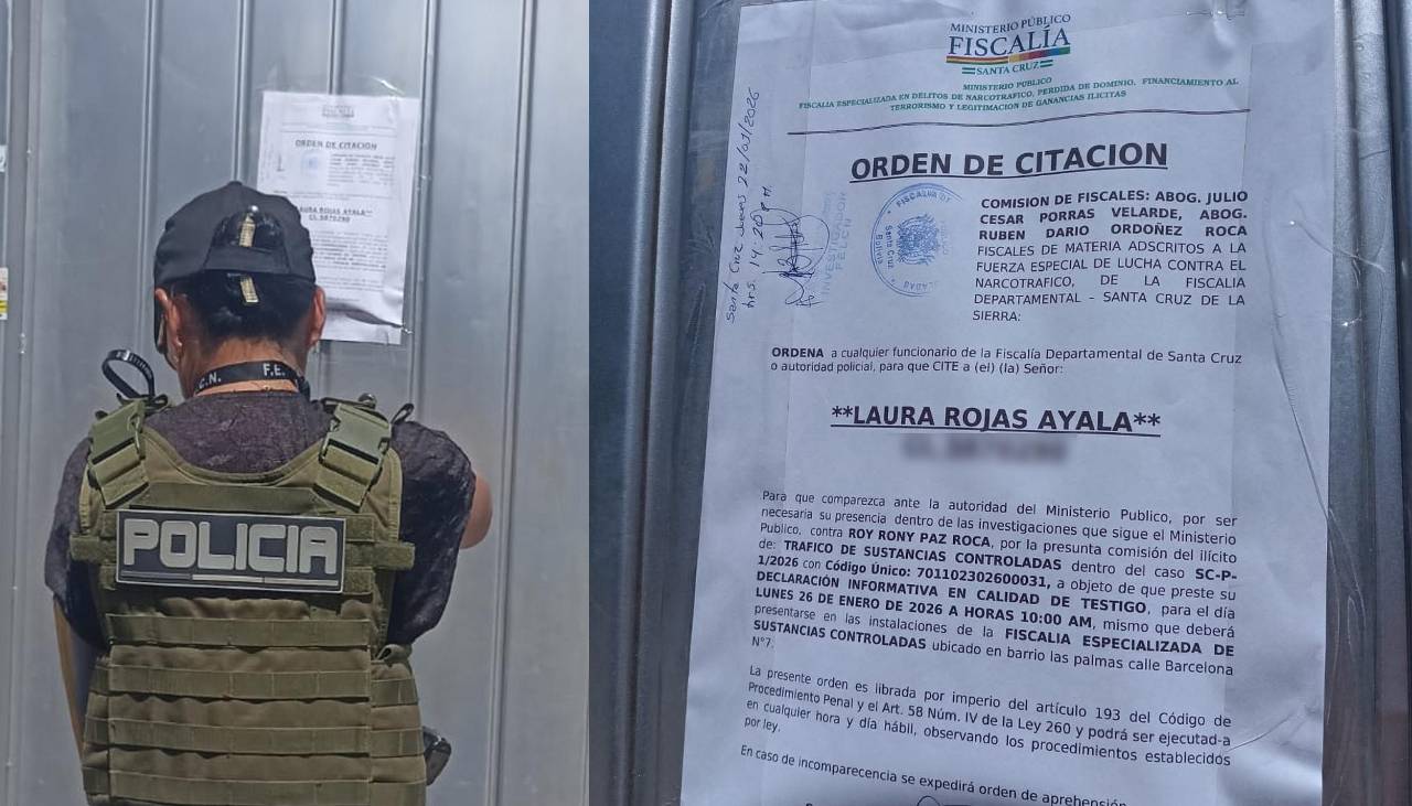Fiscalía cita a declarar a exdiputada Laura Rojas por una investigación de tráfico de sustancias controladas 