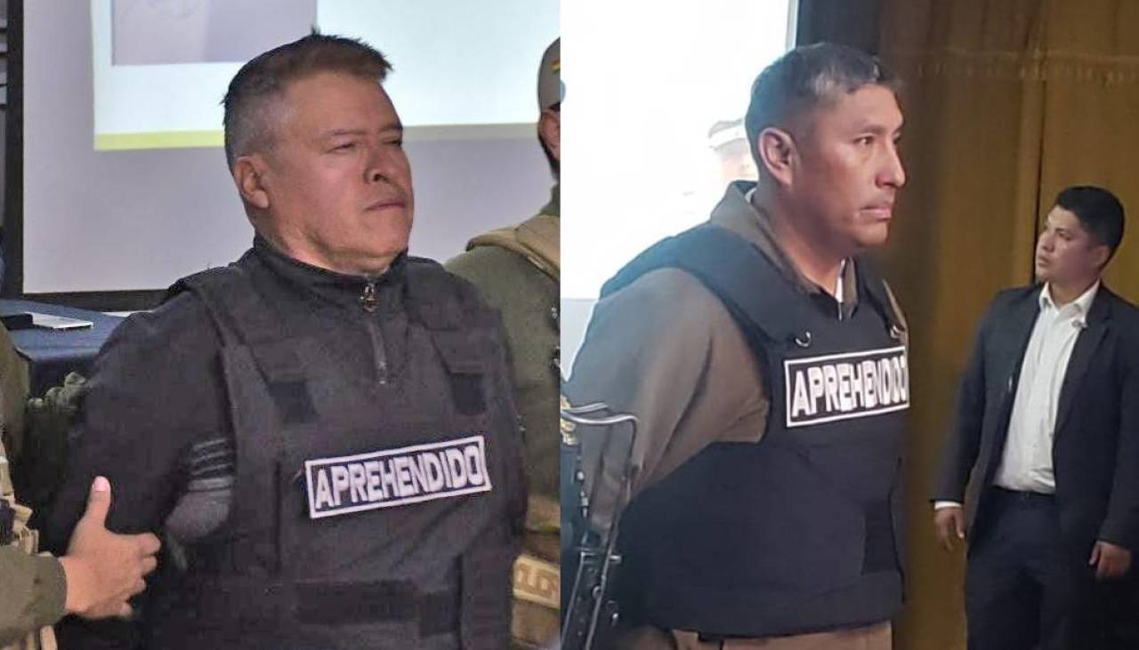 Presentan a Zúñiga y a otro exjefe militar acusados de intentar un “golpe de Estado” 