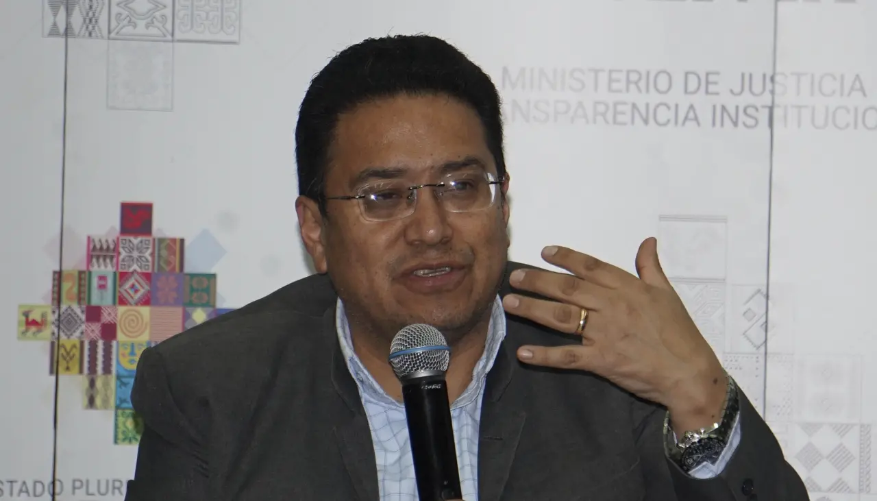 “No creo que Evo se anime a marchar” dice el ministro de Justicia y recuerda que hay una orden de aprehensión 