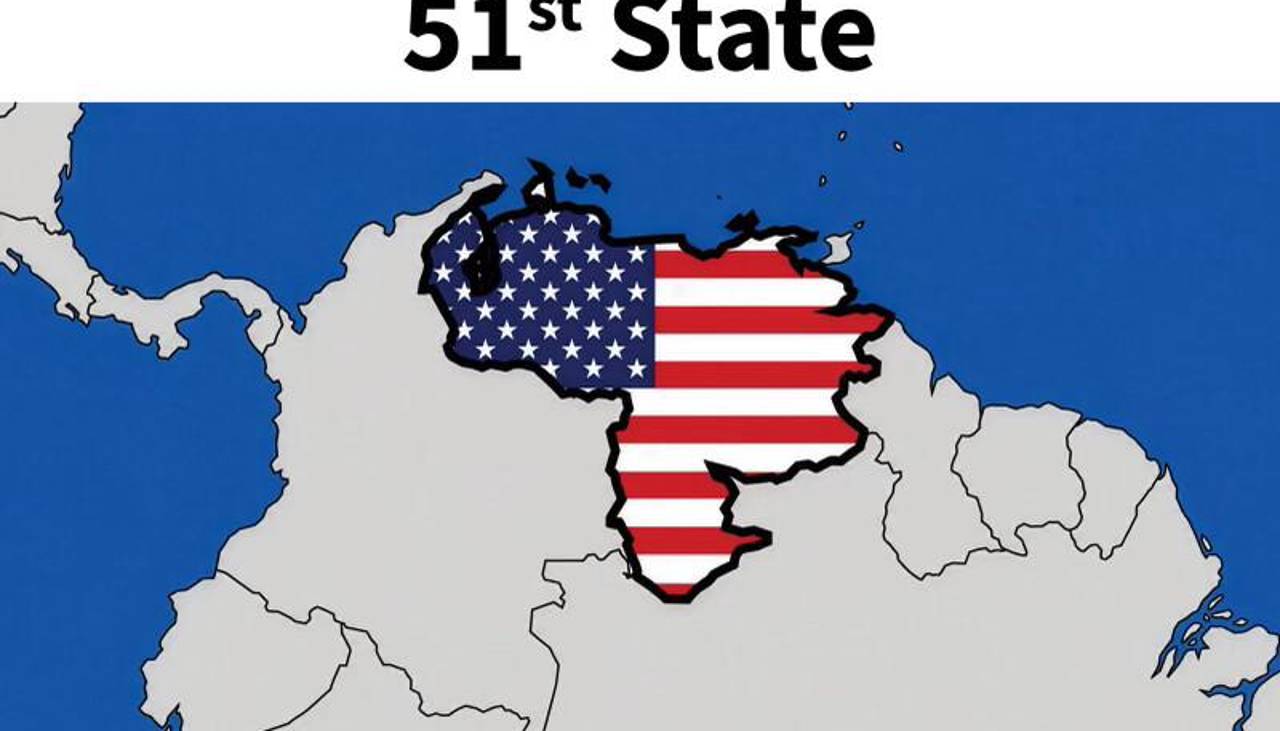 Trump publica en su red social imagen de Venezuela como el estado número 51 de EEUU