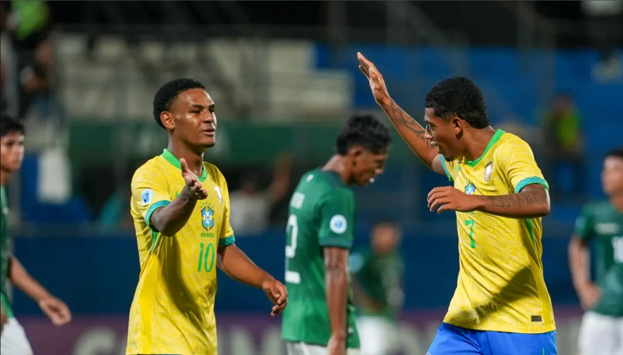 Sudamericano Sub 17: Bolivia sufre una derrota (5-0) ante Brasil en el inicio del torneo