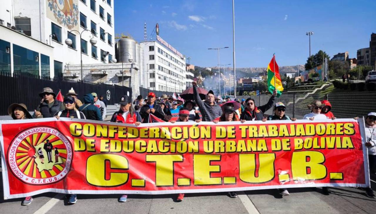 Maestros anuncian marcha en los nueve departamentos: ”El Estado de excepción no va a contener a los trabajadores” 