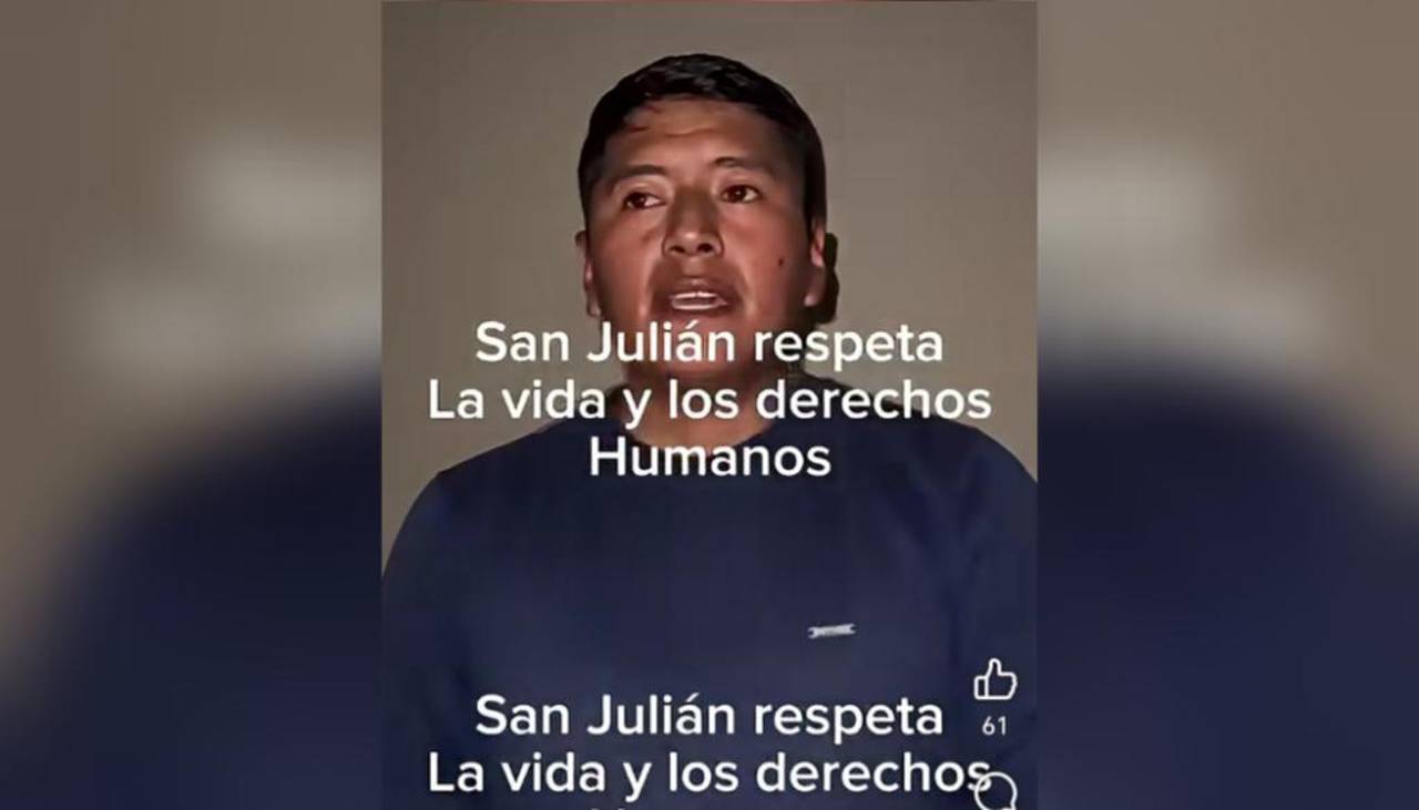 “No me han tocado, solo me interrogaron”: Difunden video de policía retenido por bloqueadores en San Julián