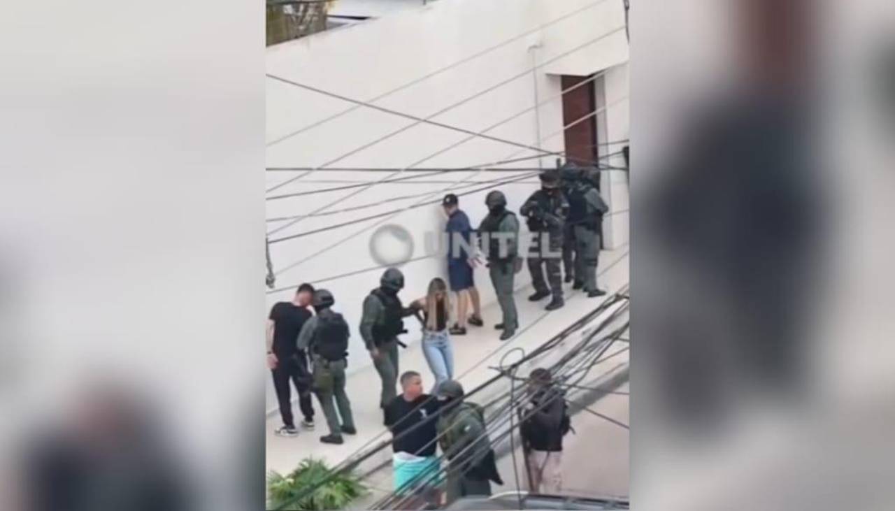 Este es el momento de la captura de al menos cuatro personas en el megaoperativo por Sebastián Marset