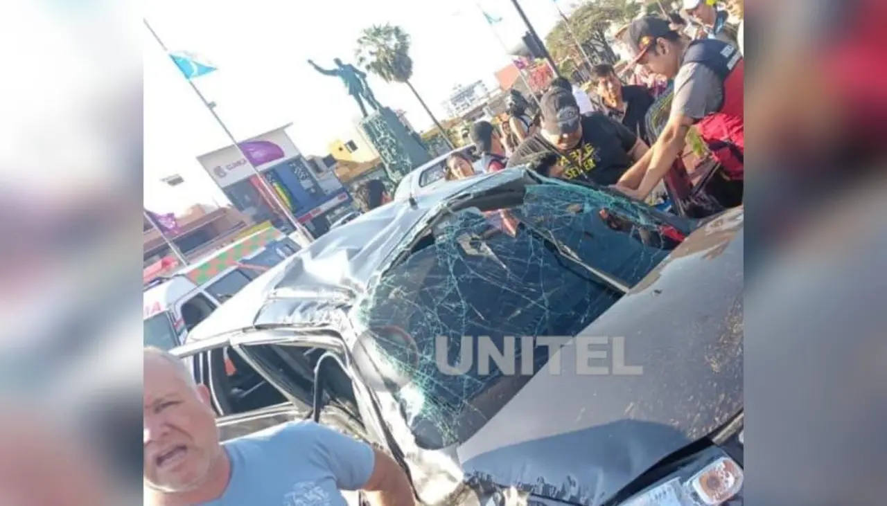 Militar ebrio choca su auto con el de un bombero de la Policía en Santa Cruz