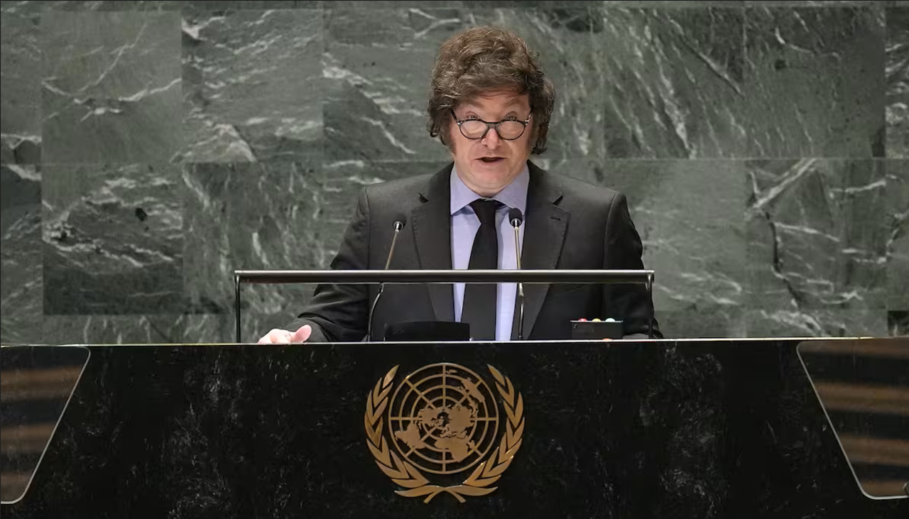 Milei dice que la ONU es una “organización inútil” que alimenta a una “casta de parásitos”