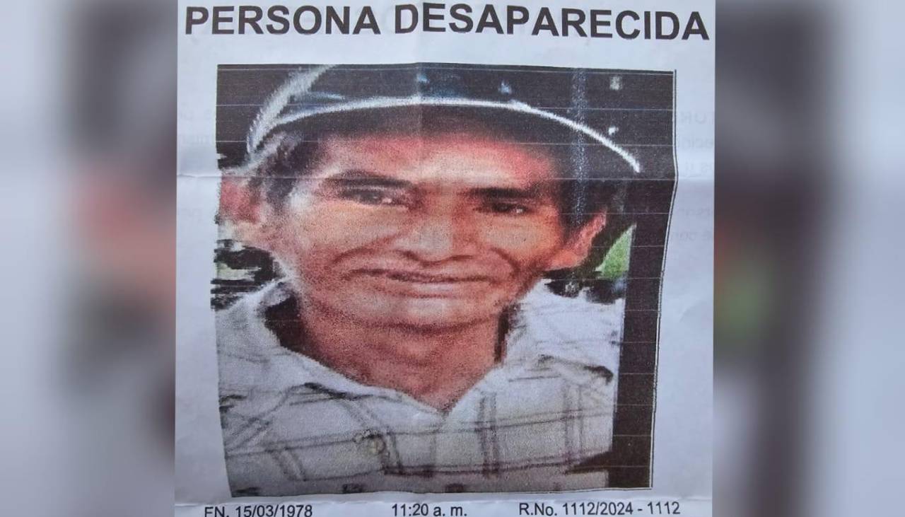 Suman 20 días que un hombre que se dedicaba a la ganadería está desaparecido, no hay rastros de su paradero