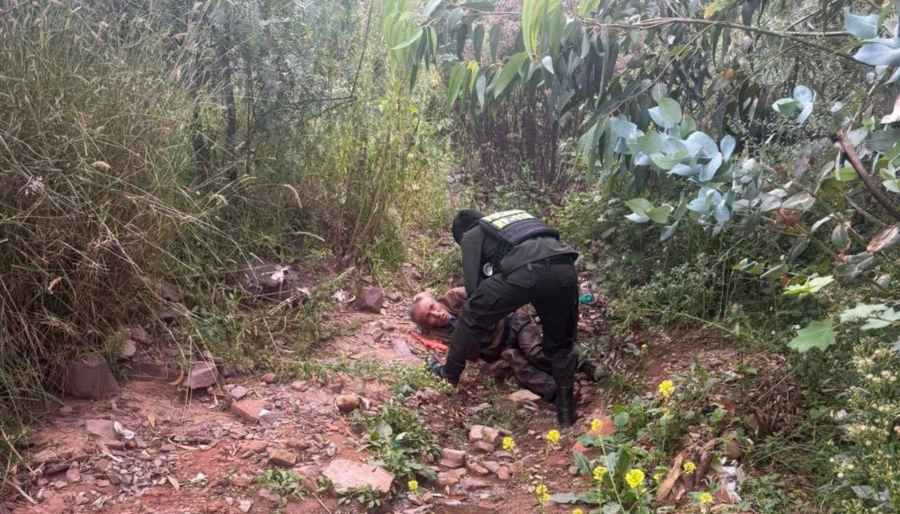 Cayó y no podía pedir auxilio: La “milagrosa” búsqueda de un adulto mayor reportado como desaparecido