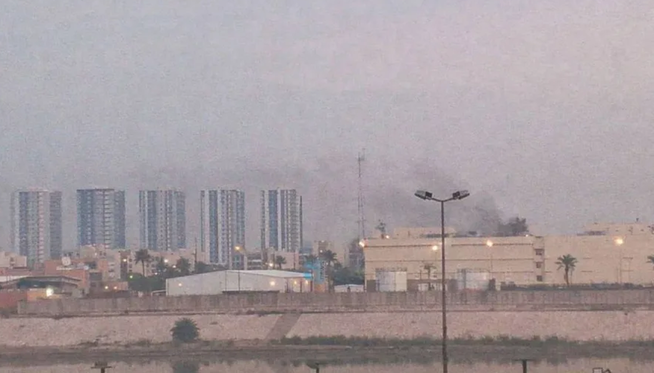 Un centro estadounidense en el aeropuerto de Bagdad sufre ocho ataques nocturnos