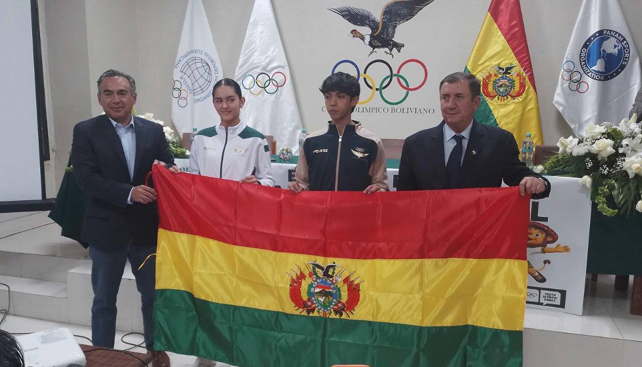 Iriarte y Tordoya serán los abanderados de Bolivia para los JJOO de la Juventud Dakar 2026