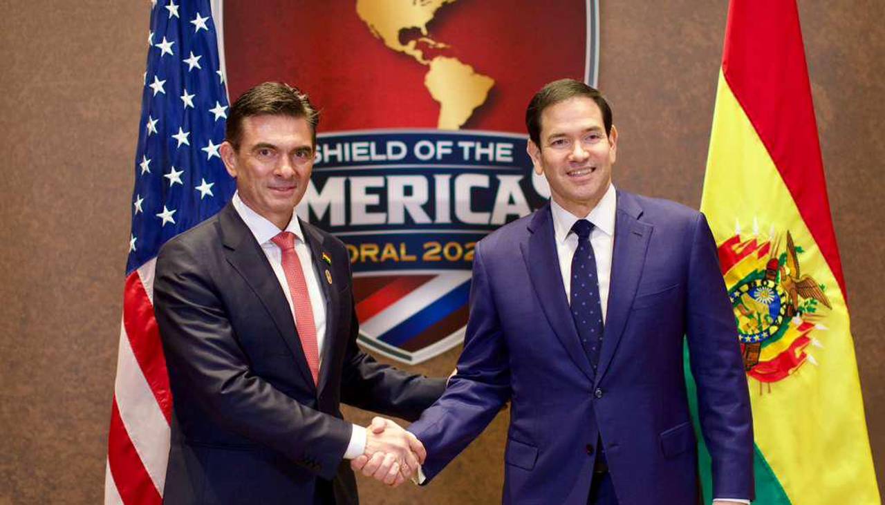 Paz traza nueva ruta en la relación bilateral con EEUU y se reúne con el secretario de Estado, Marco Rubio