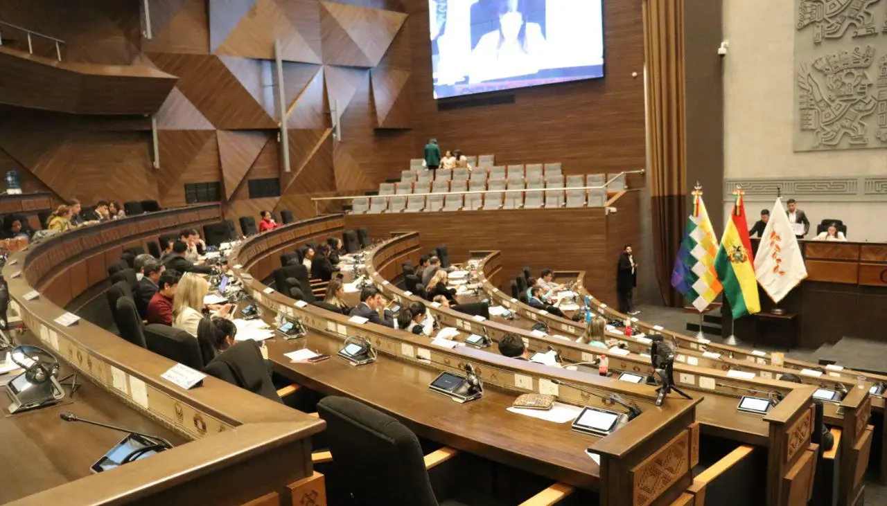 El Legislativo sesiona para elegir vocales del TSE; el pleno rechaza la inclusión en el debate de la ley contra el DS 5503 de la subvención
