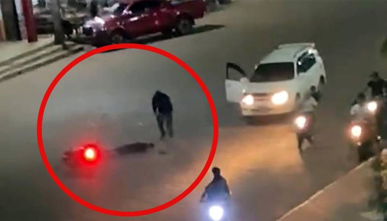 Imágenes sensibles: Asesinan a un extranjero a sangre fría en plena vía pública en Guayaramerín