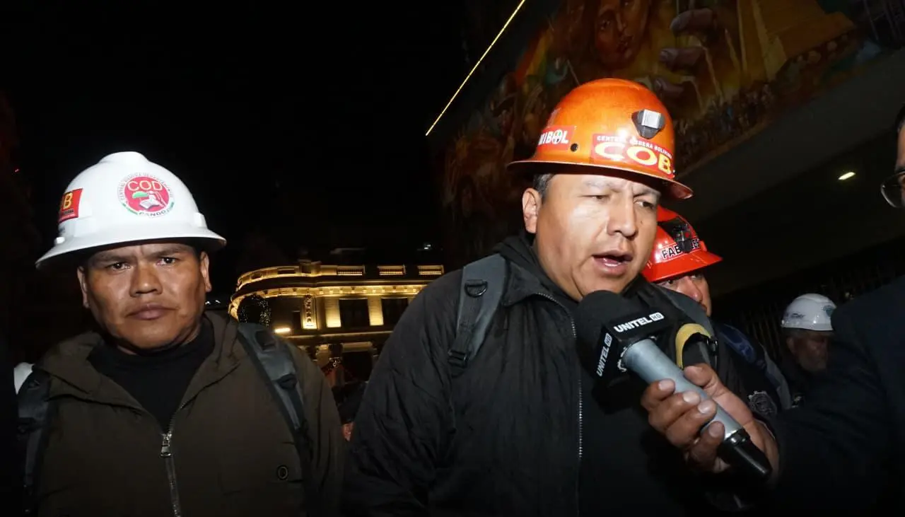Central Obrera Boliviana no pudo reunirse con el presidente Paz y señala que movilizaciones continúan 
