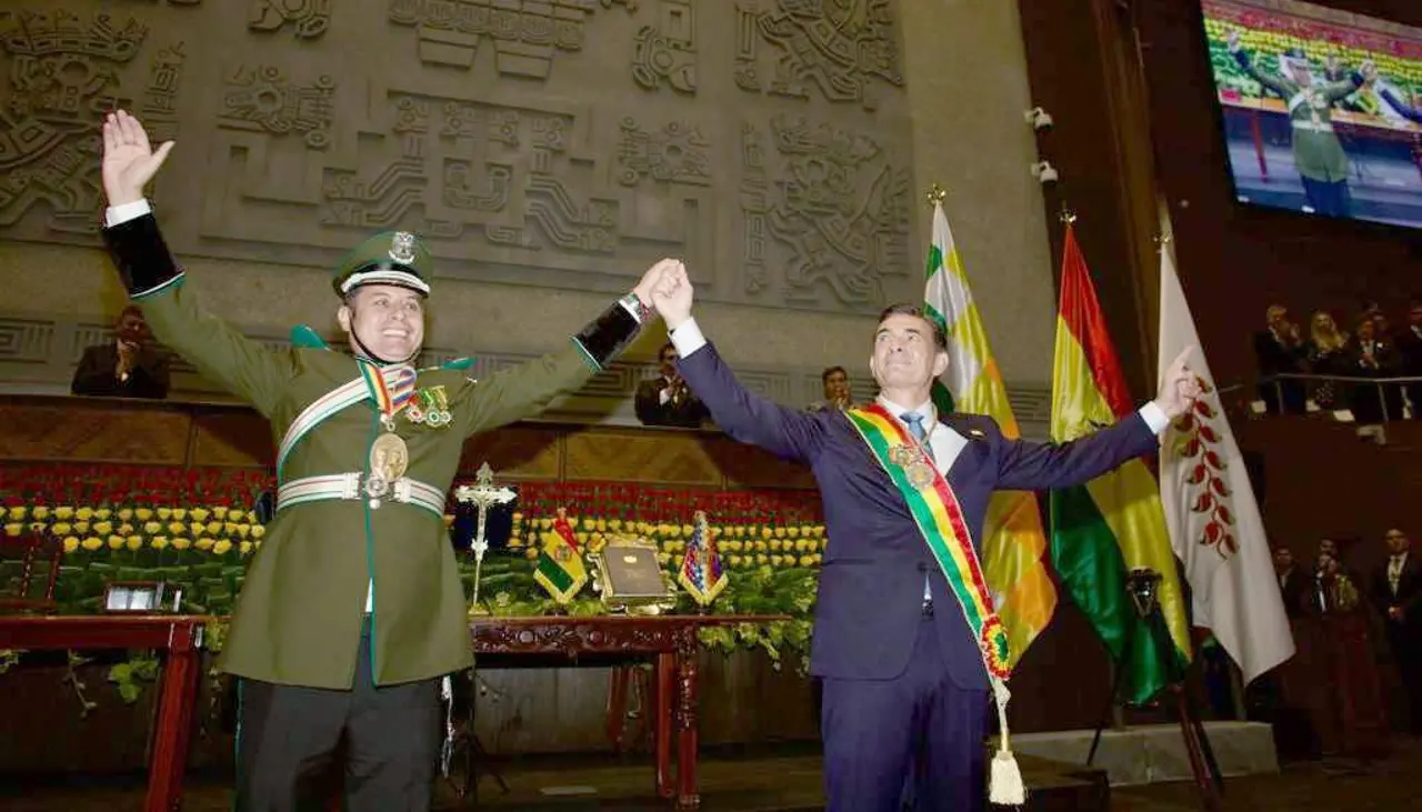 La posesión del primer gabinete de Rodrigo Paz no figura en la agenda de este sábado