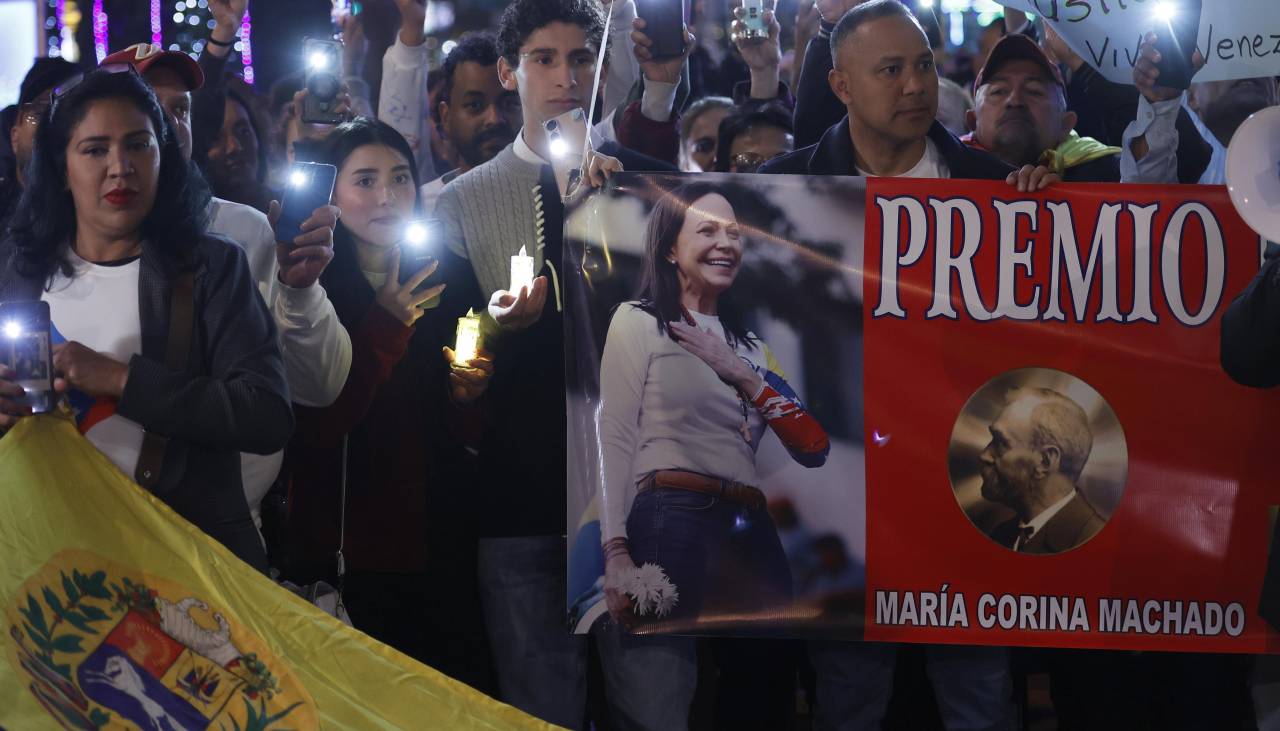 Corina Machado no llegará a la ceremonia del Premio, pero estará en Oslo, según Instituto Nobel