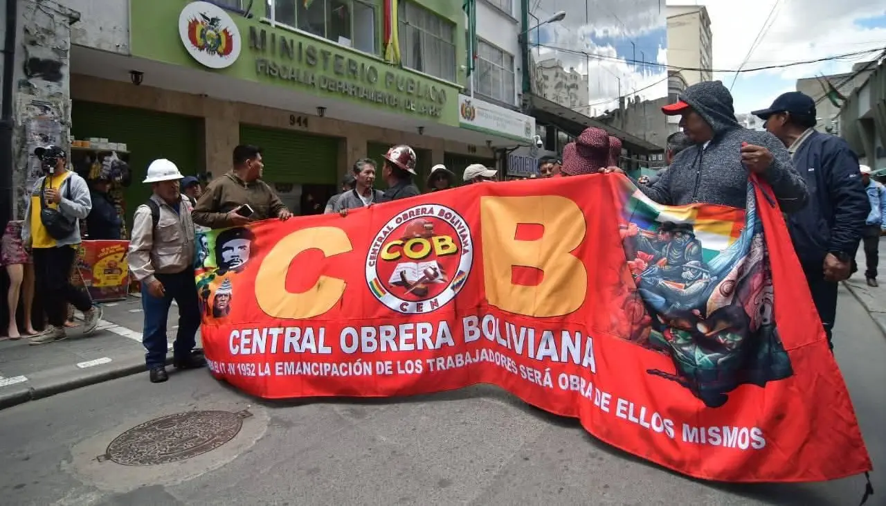 La COB convoca a un ampliado de emergencia este lunes para “evaluar” el diálogo con el Gobierno sobre el DS 5503