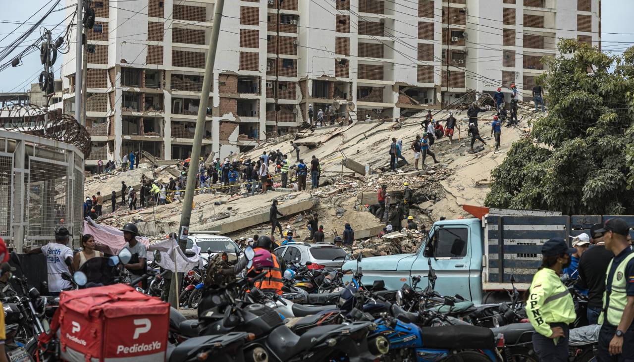 Sube a 1.719 la cifra de muertos y a 5.034 los heridos por el doble terremoto en Venezuela