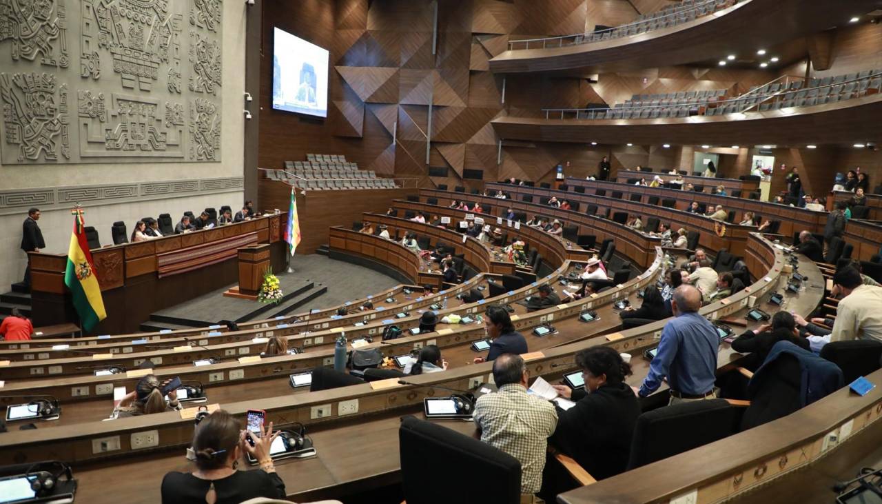 Choquehuanca convoca al pleno de la Asamblea Legislativa para el informe de gestión de Arce 