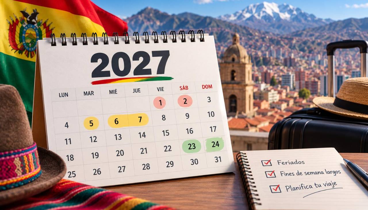 Feriados en Bolivia 2027: ¿Cuántos son y cuáles serán fines de semana largos?