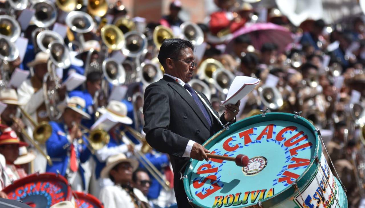 Más de 6.000 músicos mostrarán su talento en el festival de bandas en Oruro