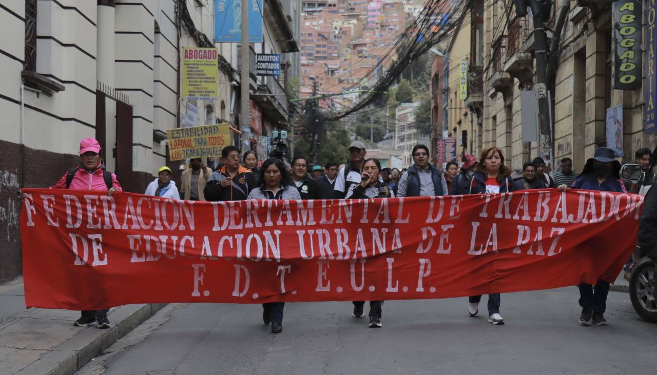 A horas del 1 de mayo, suman los conflictos de al menos cuatro sectores en Bolivia