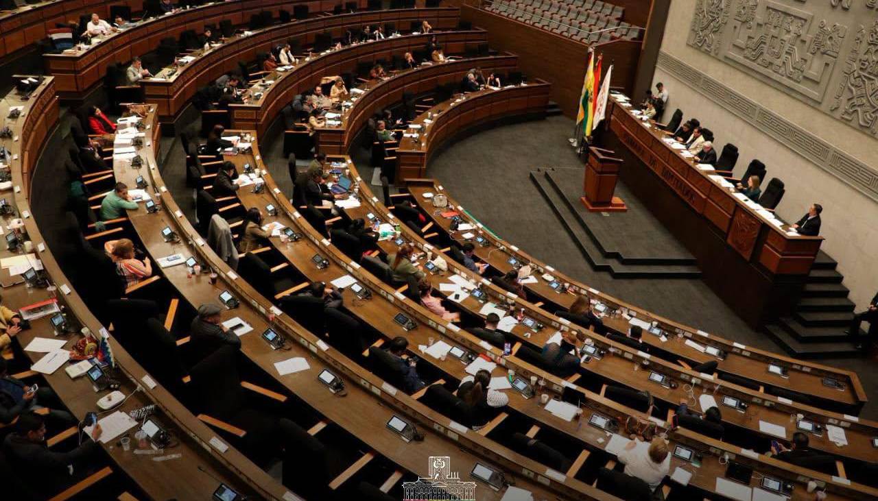 La Asamblea Legislativa Plurinacional aprueba el decreto de Estado de excepción y está en plena vigencia