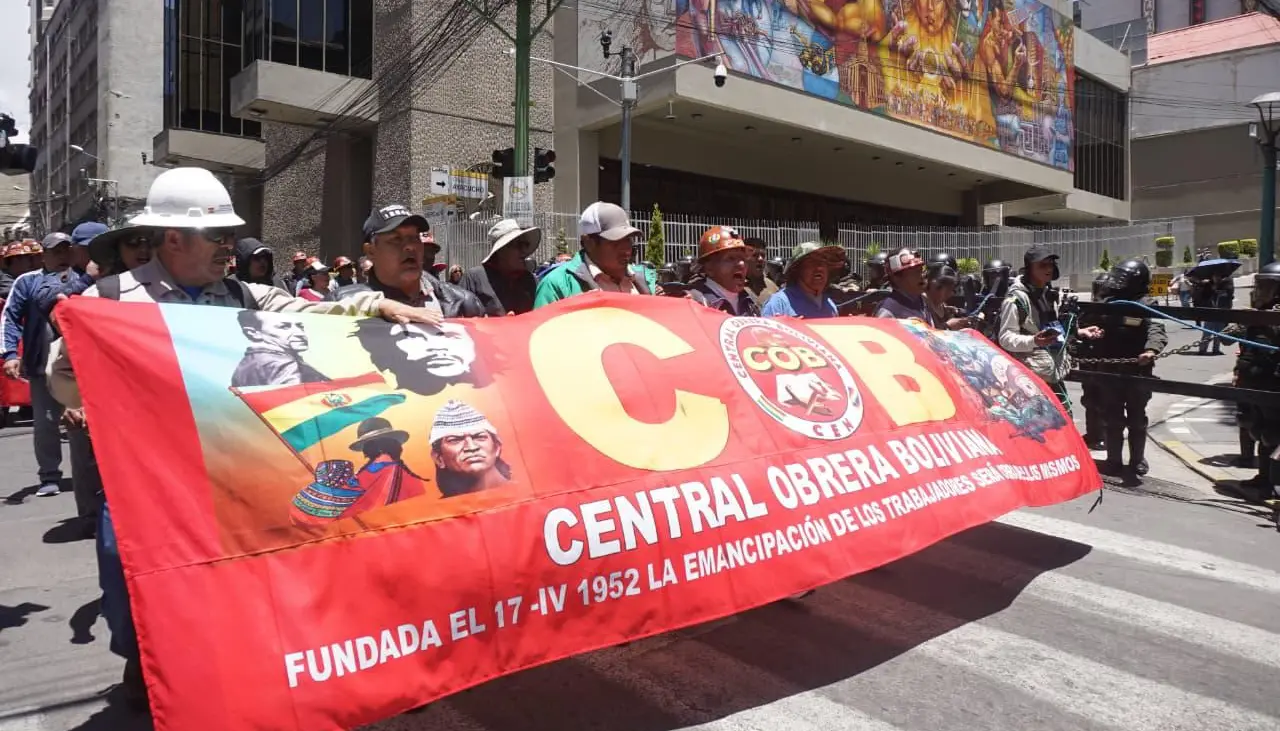 COB insiste en la abrogación del DS 5503 y convoca a masificar protestas
