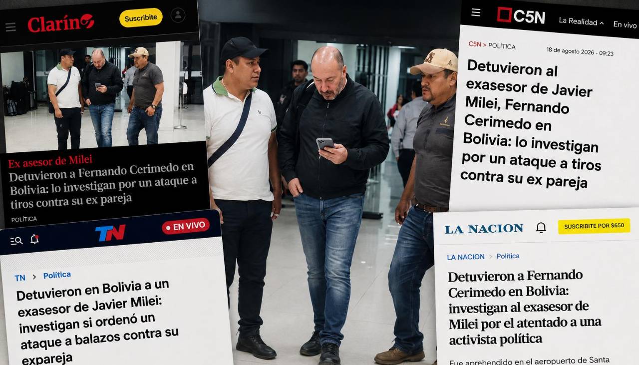 Arresto de Cerimedo sacude Argentina, donde fue asesor de Javier Milei