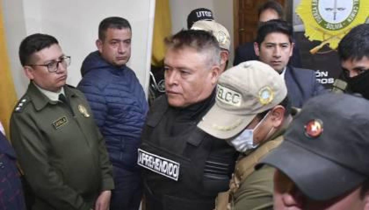 Justicia envía a la cárcel de Chonchocoro a Zúñiga, acusado de terrorismo y alzamiento armado 