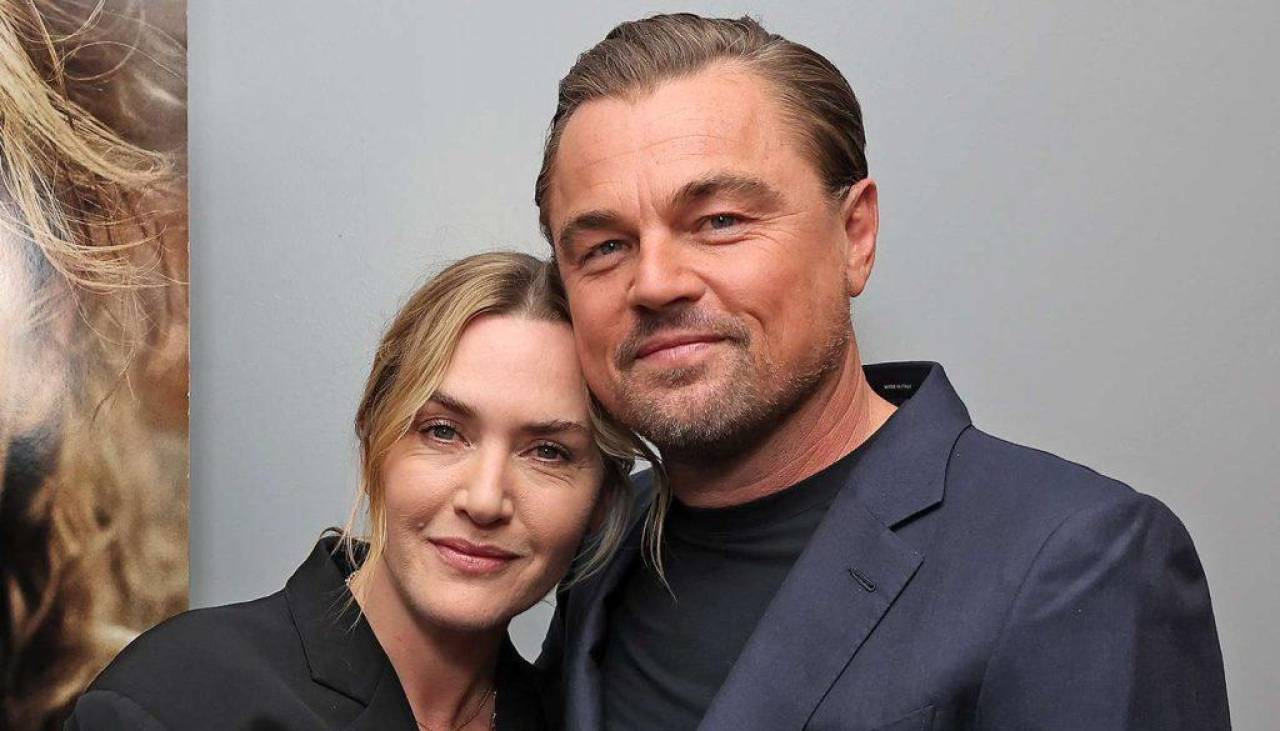 Leonardo DiCaprio y Kate Winslet se dieron un beso a 27 años de Titanic 