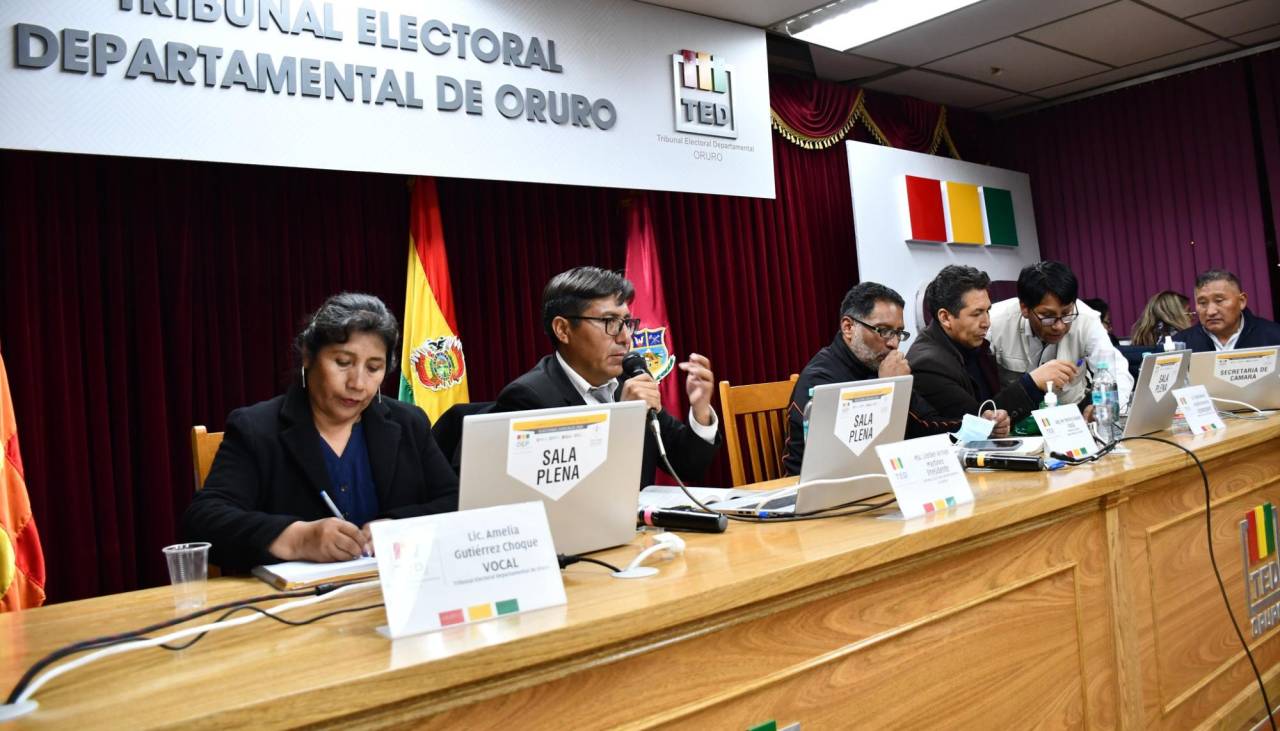 Judiciales: El cómputo nacional llega al 61,3%; Chuquisaca cierra el conteo y se suma a Tarija y Potosí